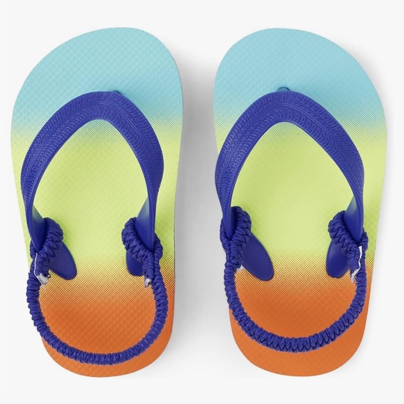 The Children's Place Boy's and Toddler Flip Flops with Backstrap - Picture 2 of 2